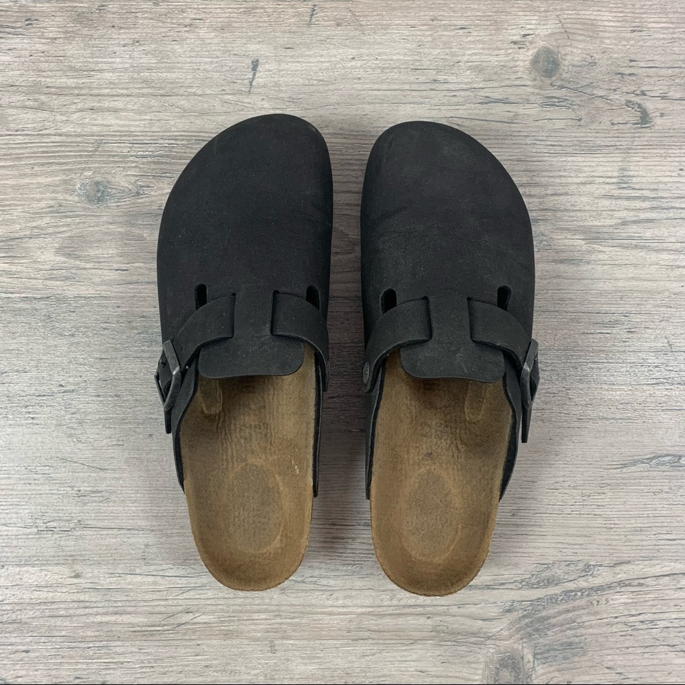 Birkenstock Boston suede leather clog soft footbed sandal